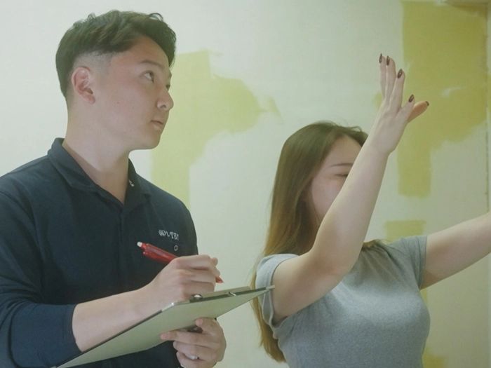 自社職人による完全自社施工